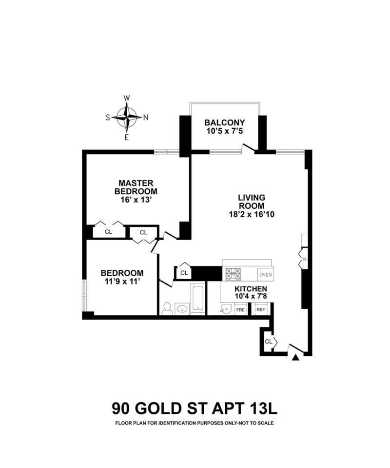 90 Gold Street Unit: 13L