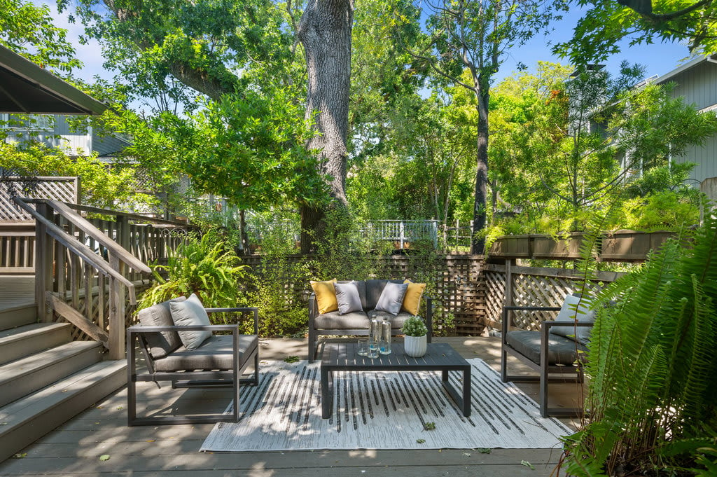 oliver burgelman real estate san anselmo 13 aspen court large deck sitting area close up Oliver Burgelman San Francisco Real Estate Agent