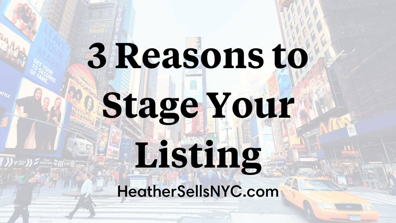 3 Reason to Stage Your Listing