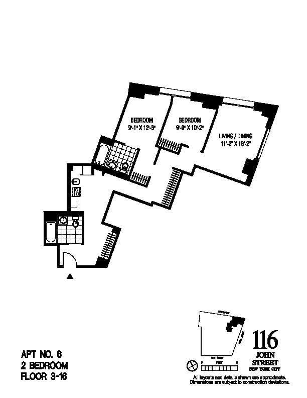 116 John Street, Apt 2206