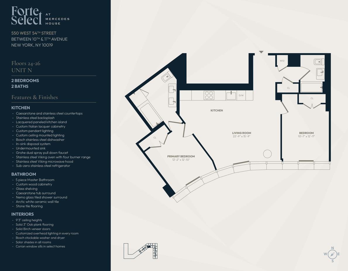 554 West 54th Street, Apt 26-N