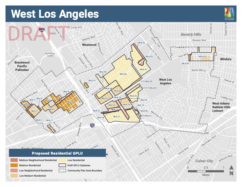 Westside Los Angeles Rezoning Plan for Multifamily Housing