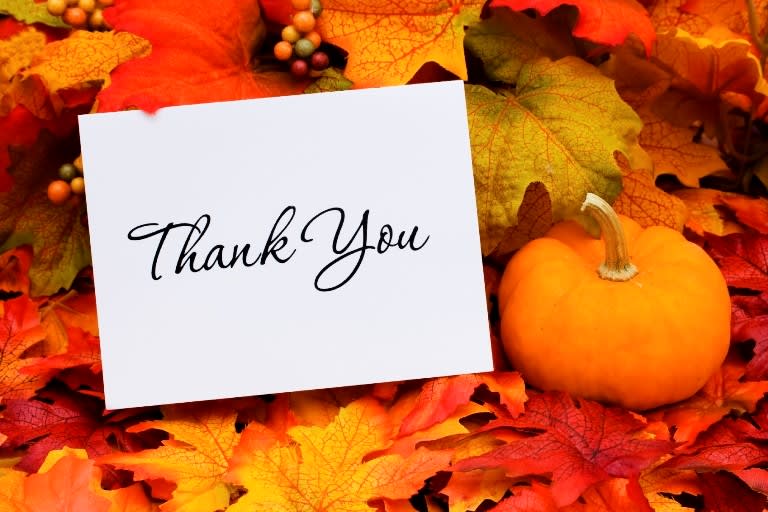 Thank You, and…