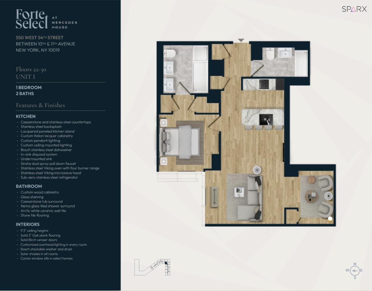 554 West 54th Street, Apt 23-I