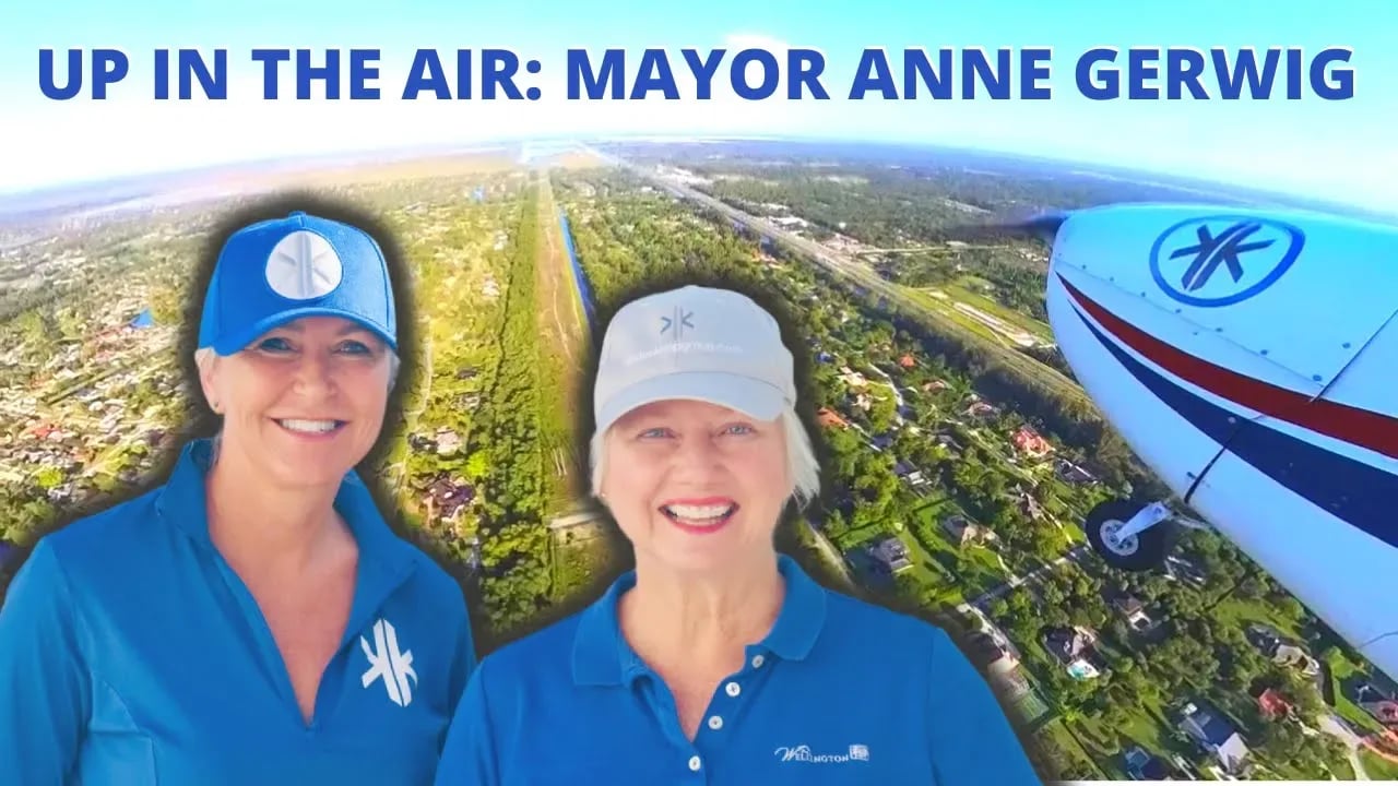 UP IN THE AIR: FLYING WITH THE MAYOR OVER WELLINGTON FLORIDA