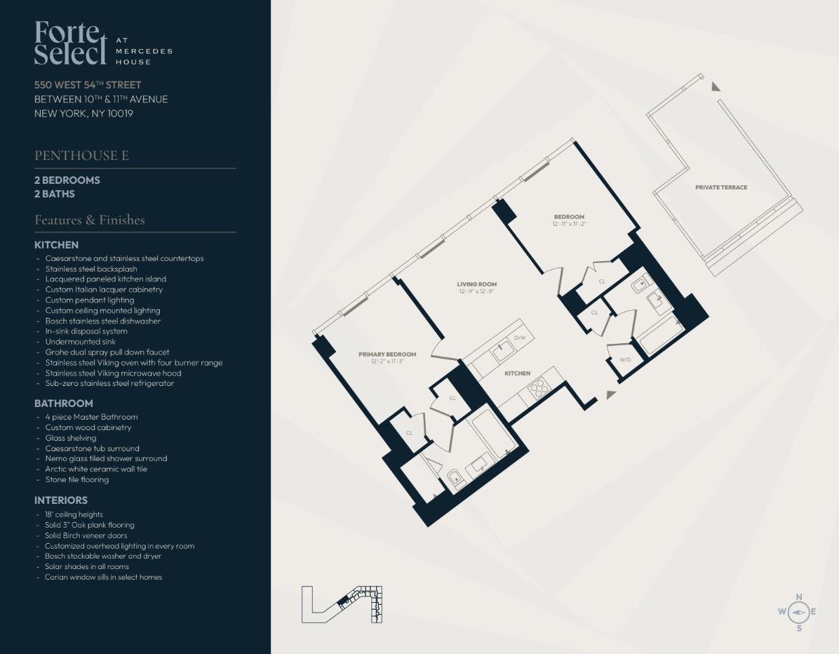 554 West 54th Street, Apt PH-E