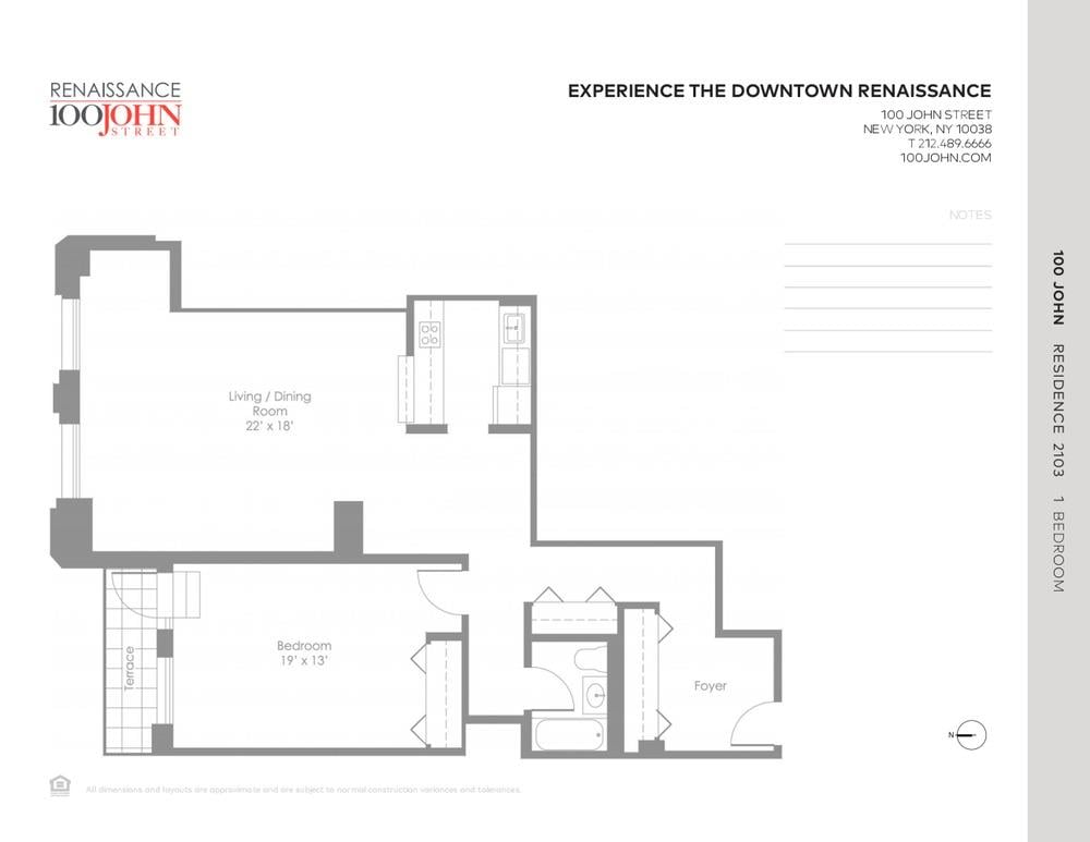 100 John Street, Apt 2103