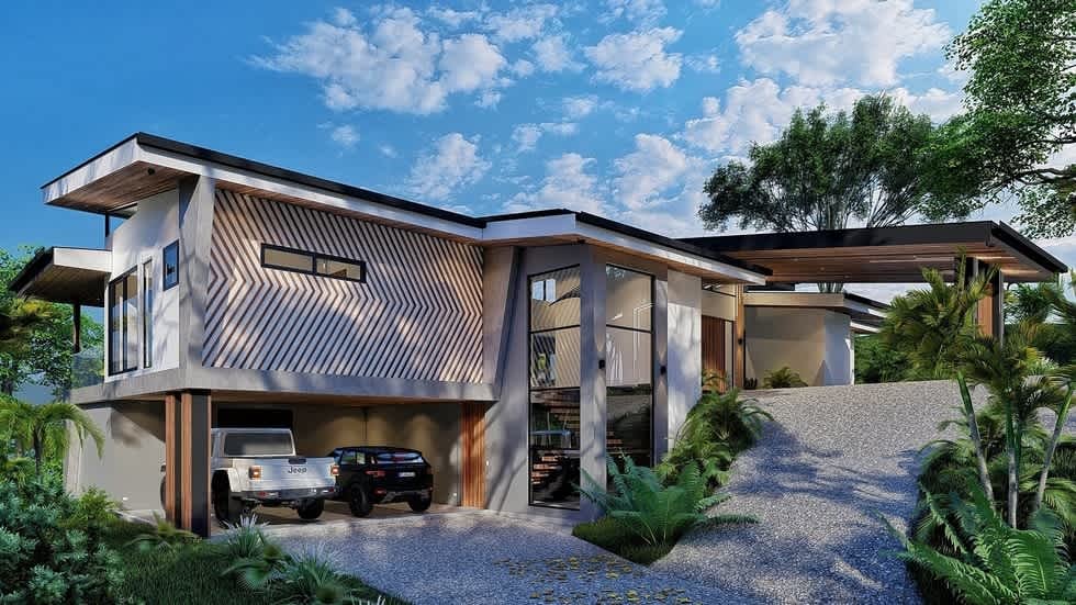 3 Bedroom Luxury Modern Tropical Home in Dominical