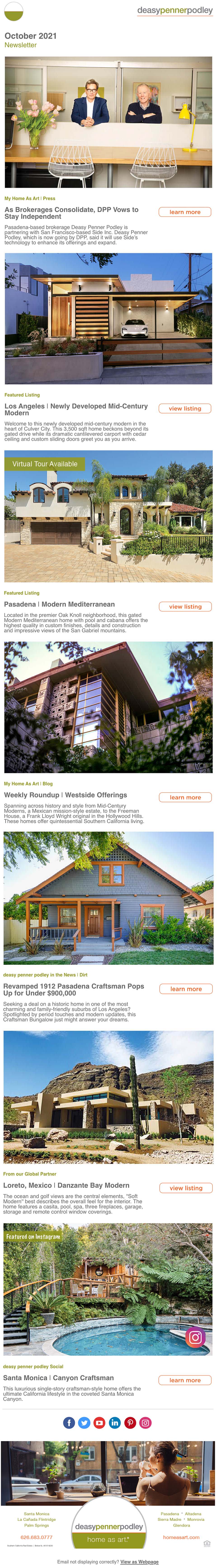 October 2021 Newsletter