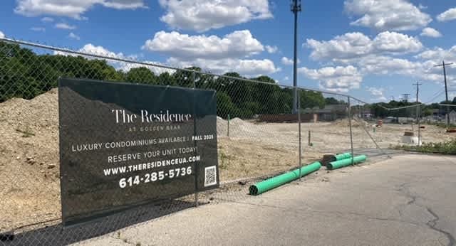 Work is set to restart soon at the Golden Bear shopping center site in Upper Arlington, Ohio