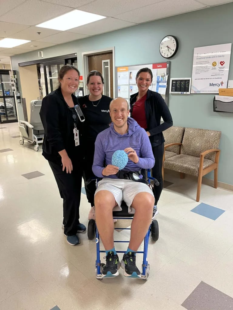 How one St. Louis runner is redefining the race after two strokes