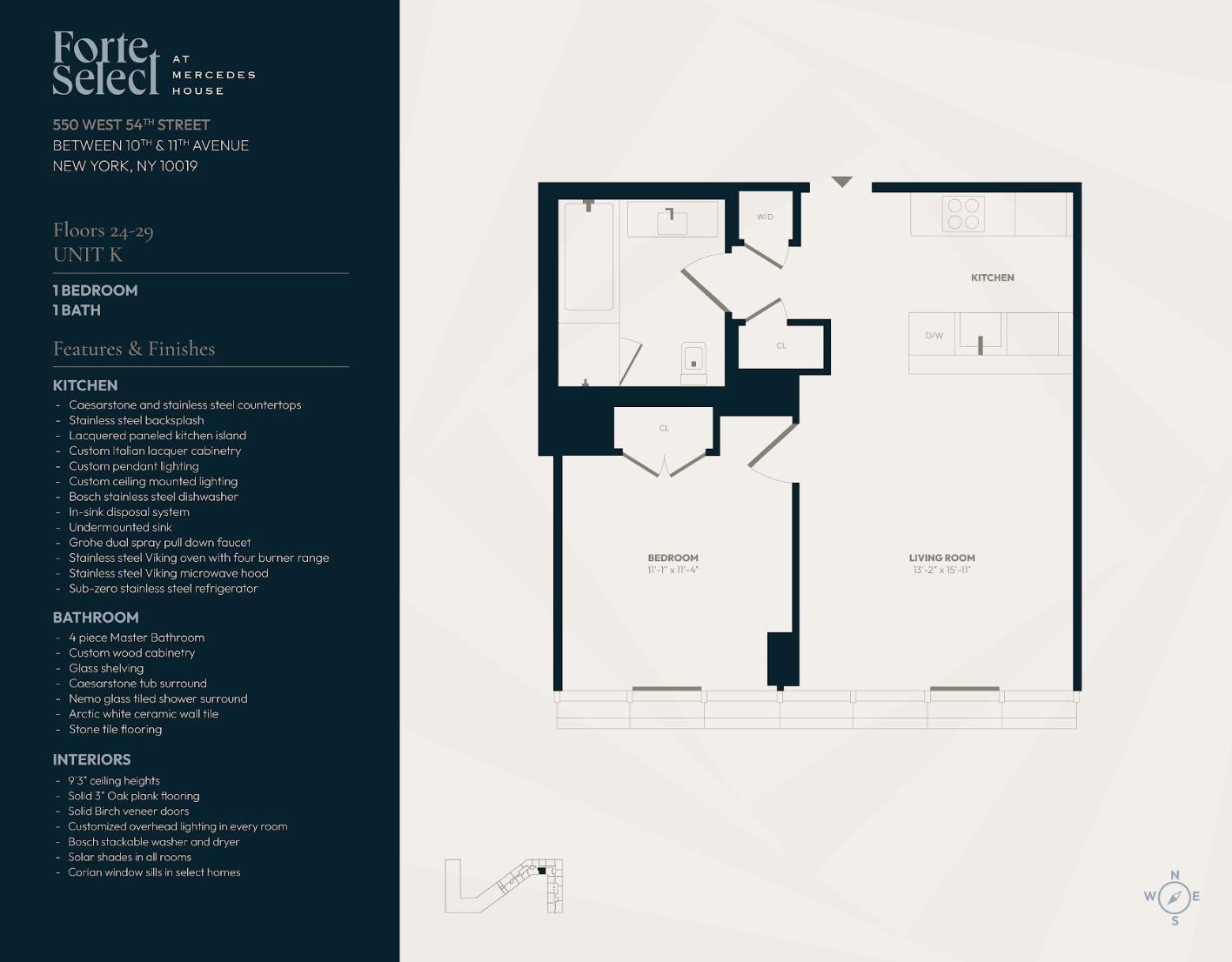 554 West 54th Street, Apt 27-K