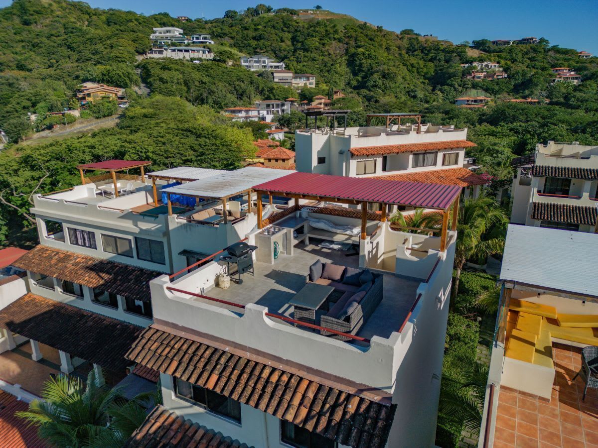 Panoramic Ocean View Townhouse in Playas del Coco