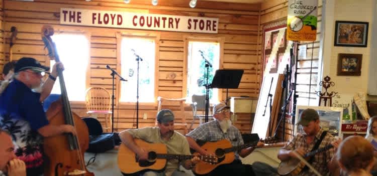 New River Valley Summer Bucket List: Enjoy music at Floyd Country Store