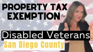 Disabled Veterans Property Tax Relief | San Diego County