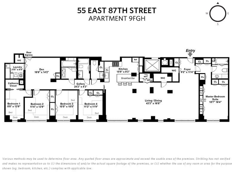 55 East 87th Street Unit: 9FGH