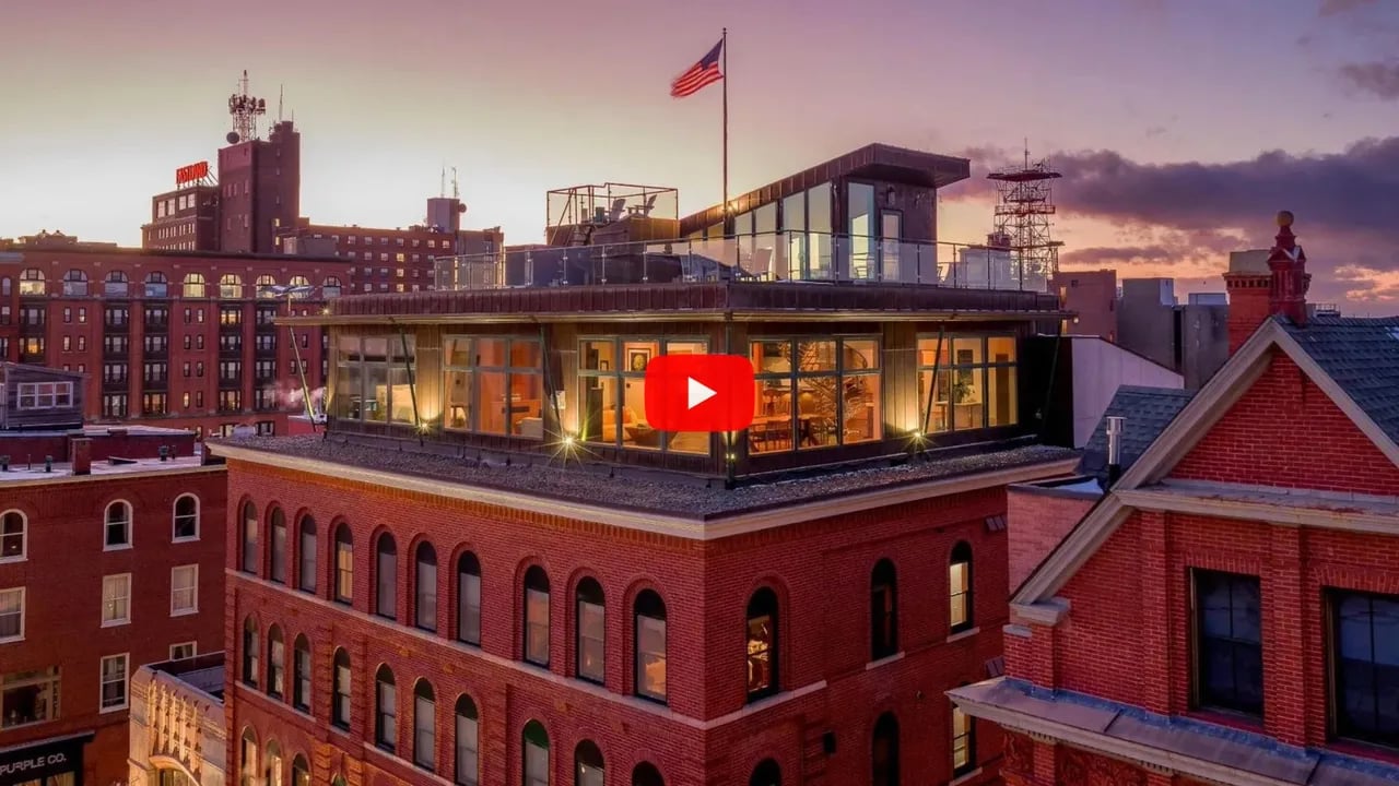 Panoramic Views, Architectural Pedigree, and Elevated Design | Portland, Maine Penthouse for Sale
