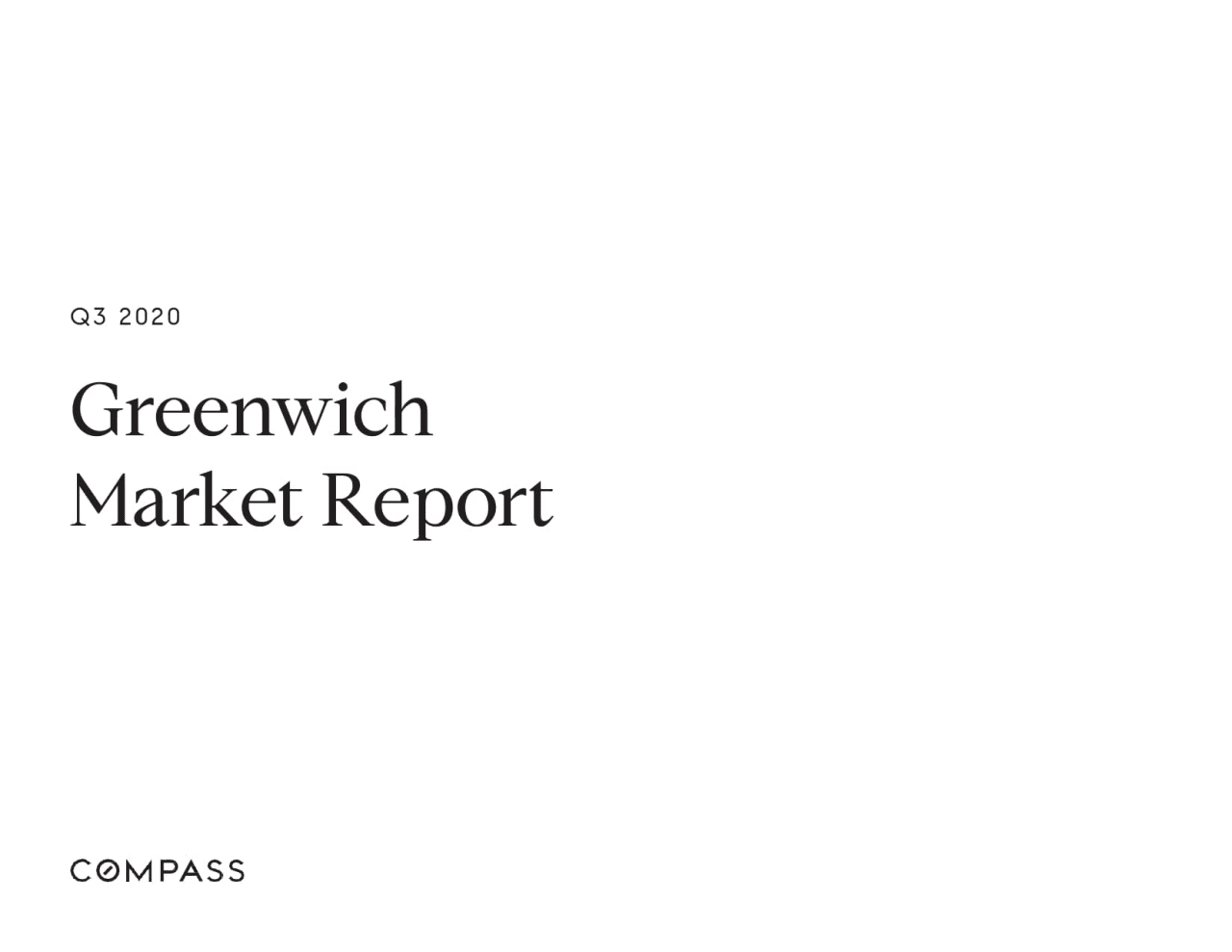 Q3 Greenwich Market Report