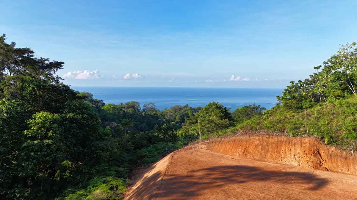 Ocean view, immaculately prepared, jungle and river lot in Ojochal. Ready To Build!.