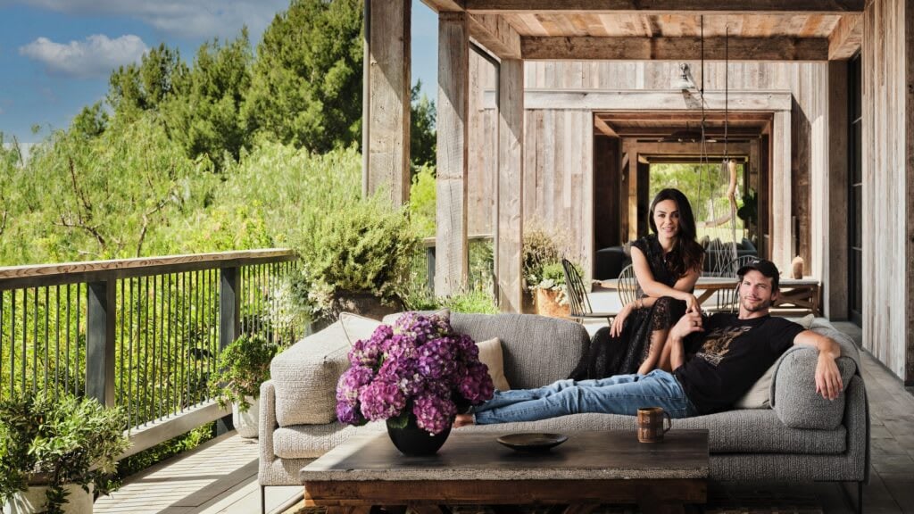 Step Inside Ashton Kutcher and Mila Kunis's Sustainable L.A. Farmhouse