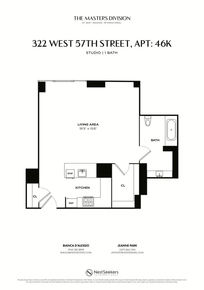 322 West 57Th Street Unit: 46K