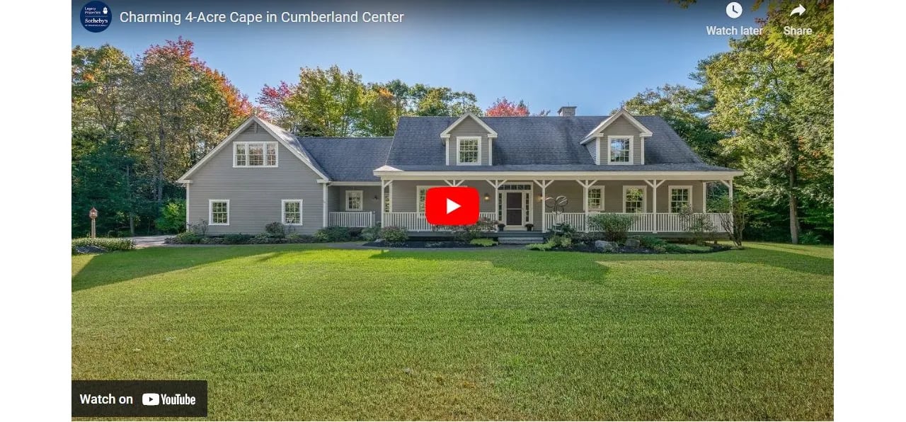 Video of the Week: Charming 4-Acre Cape in Cumberland Center