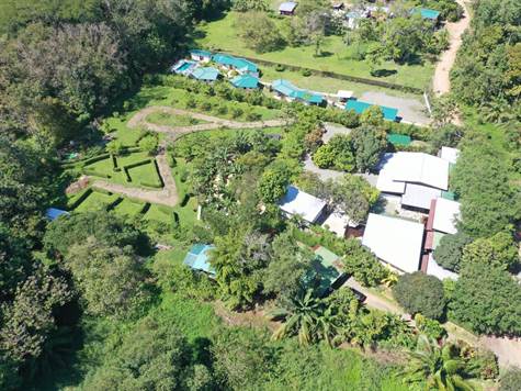 3 Bedroom Home Plus 8 Cabins, Pool, Caretaker House, Tons of Room to Expand