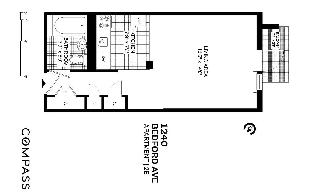 1240 Bedford Ave #2E