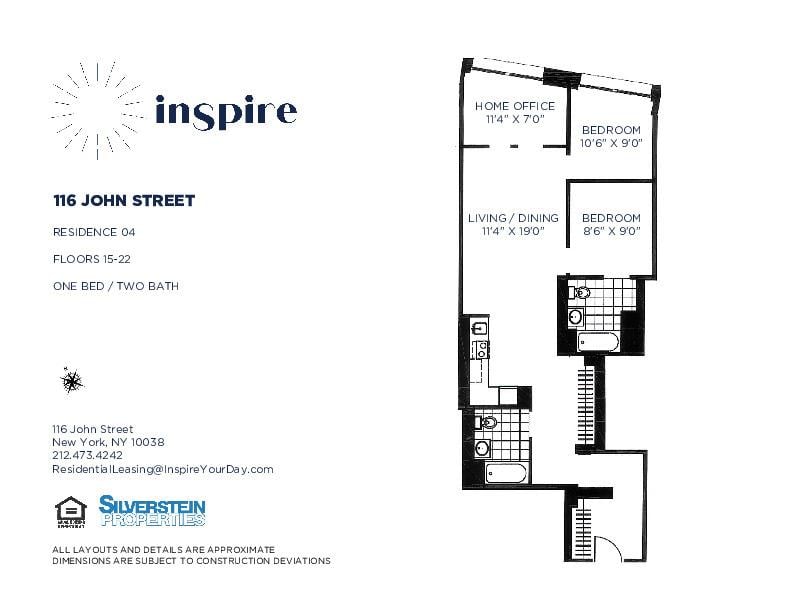 116 John Street, Apt 2304
