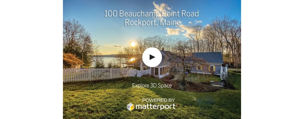 Virtual Open House – 100 Beauchamp Point Road, Rockport, Maine
