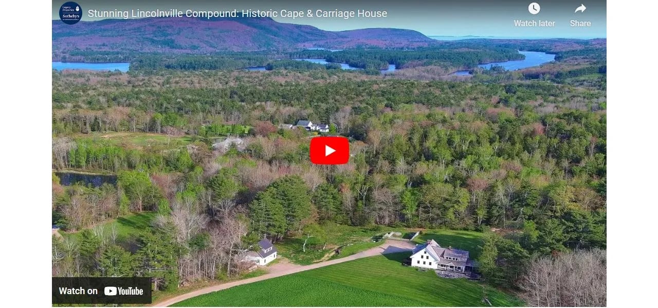 Video of The Week: Stunning Lincolnville Compound with Historic Cape & Carriage House
