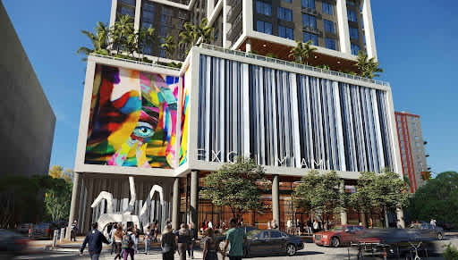 July 2024 - Construction Progressing at Excel Miami Site, Which Will Feature 424 Residential Units