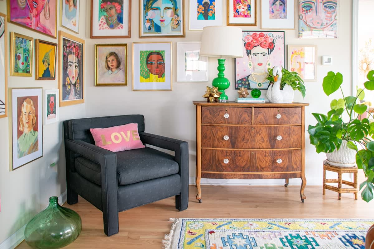 House Tour: Quirky + Colorful