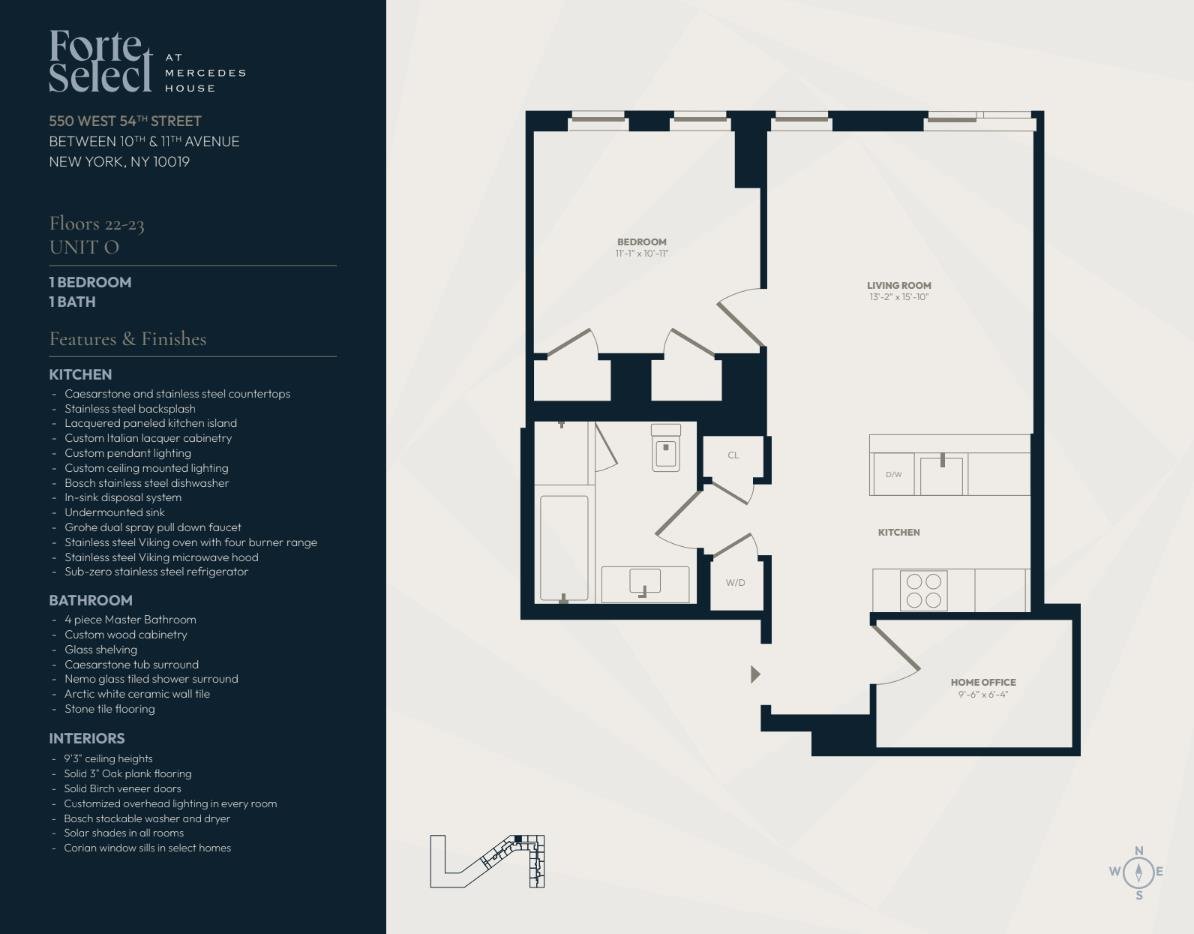 554 West 54th Street, Apt 22-O