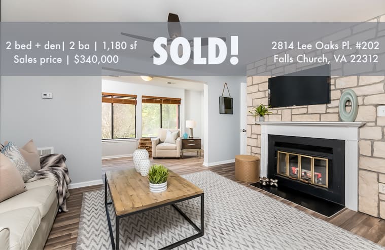 Sold! 2 Bed + Den Condo in Falls Church