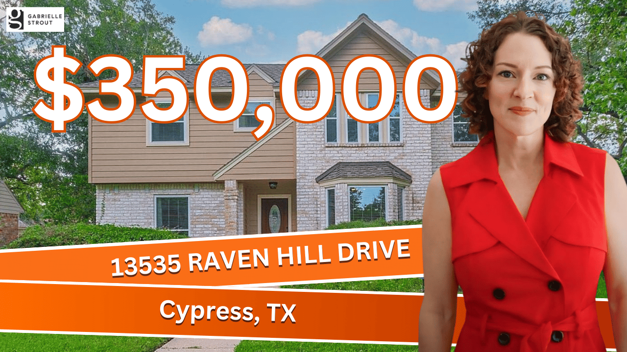 Beautifully Upgraded Home for Sale in Saracen Park, Cypress, TX | 13535 Raven Hill Dr. | $350,000