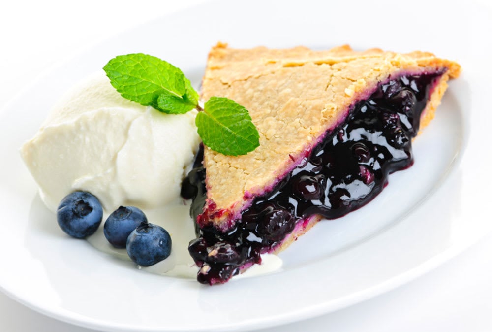 Blueberry Lemon-Butter Crust Pie