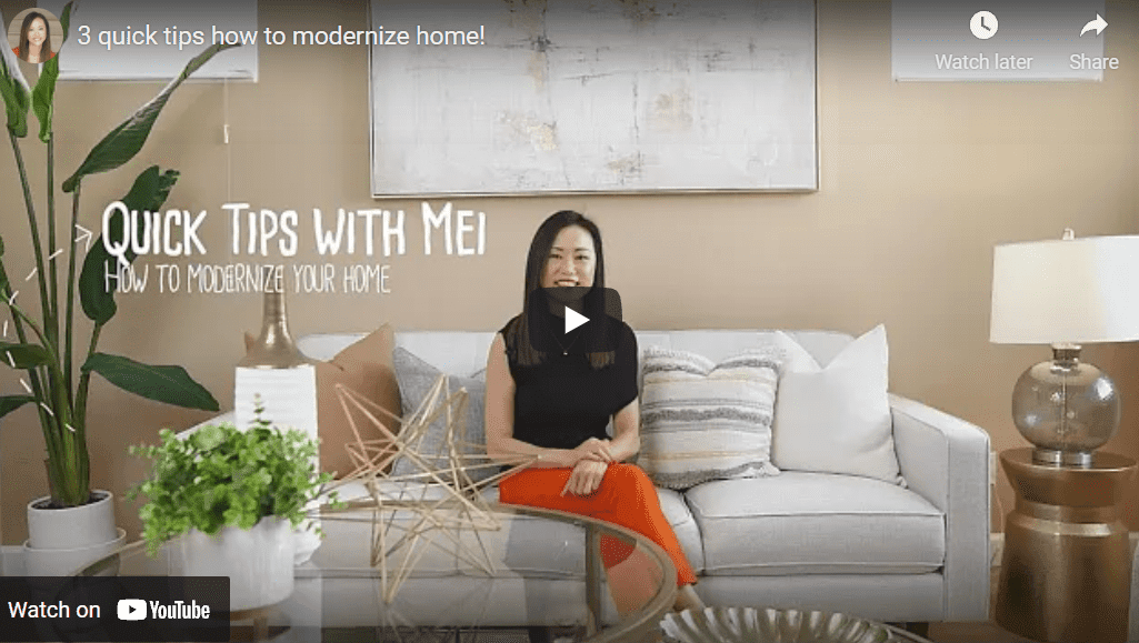 3 quick tips how to modernize home!