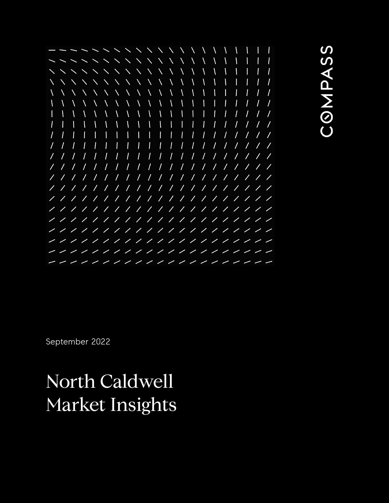 September 2022 North Caldwell Market Insights report cover.