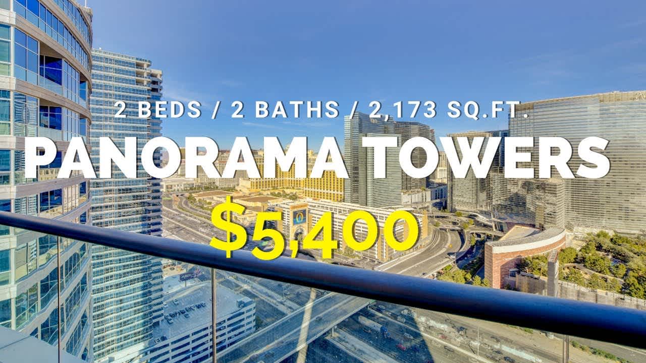 Panorama Towers Las Vegas Property Tour | HUGE LAS VEGAS STRIP VIEW!