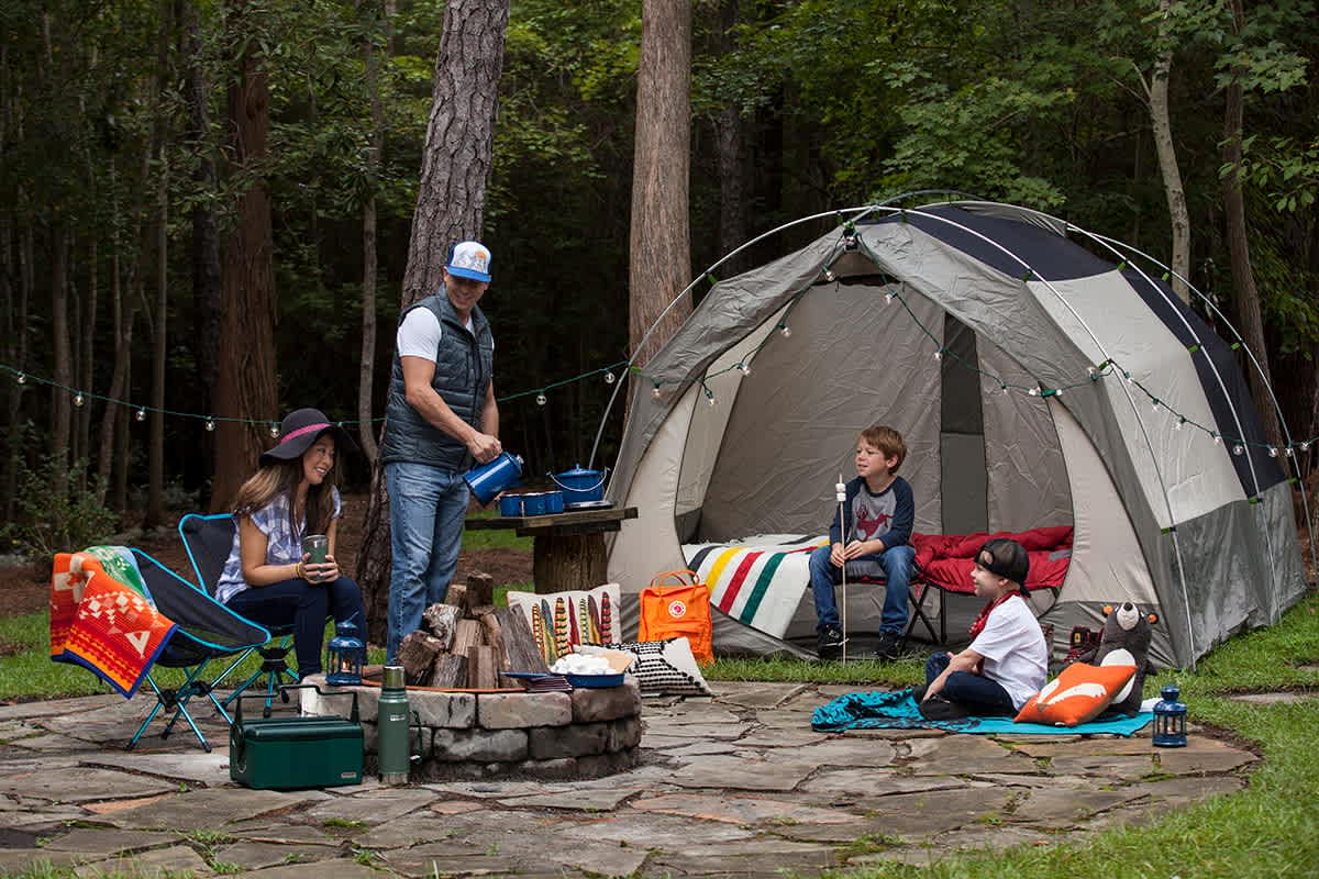 backyard campout