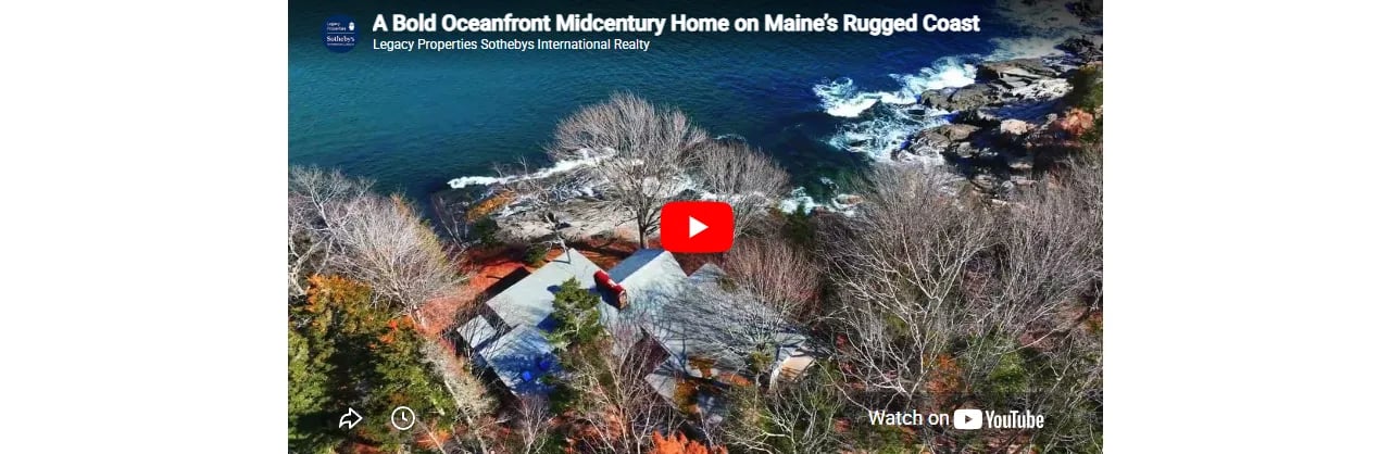 A Bold Oceanfront Midcentury Home on Maine’s Rugged Coast