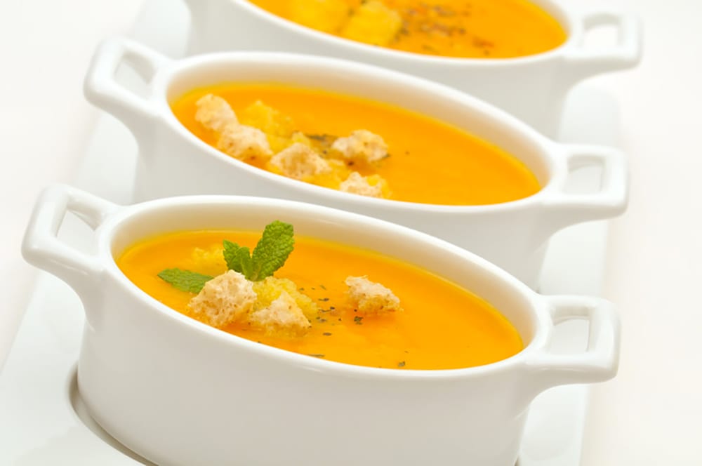 Carrot Coconut Curry Soup