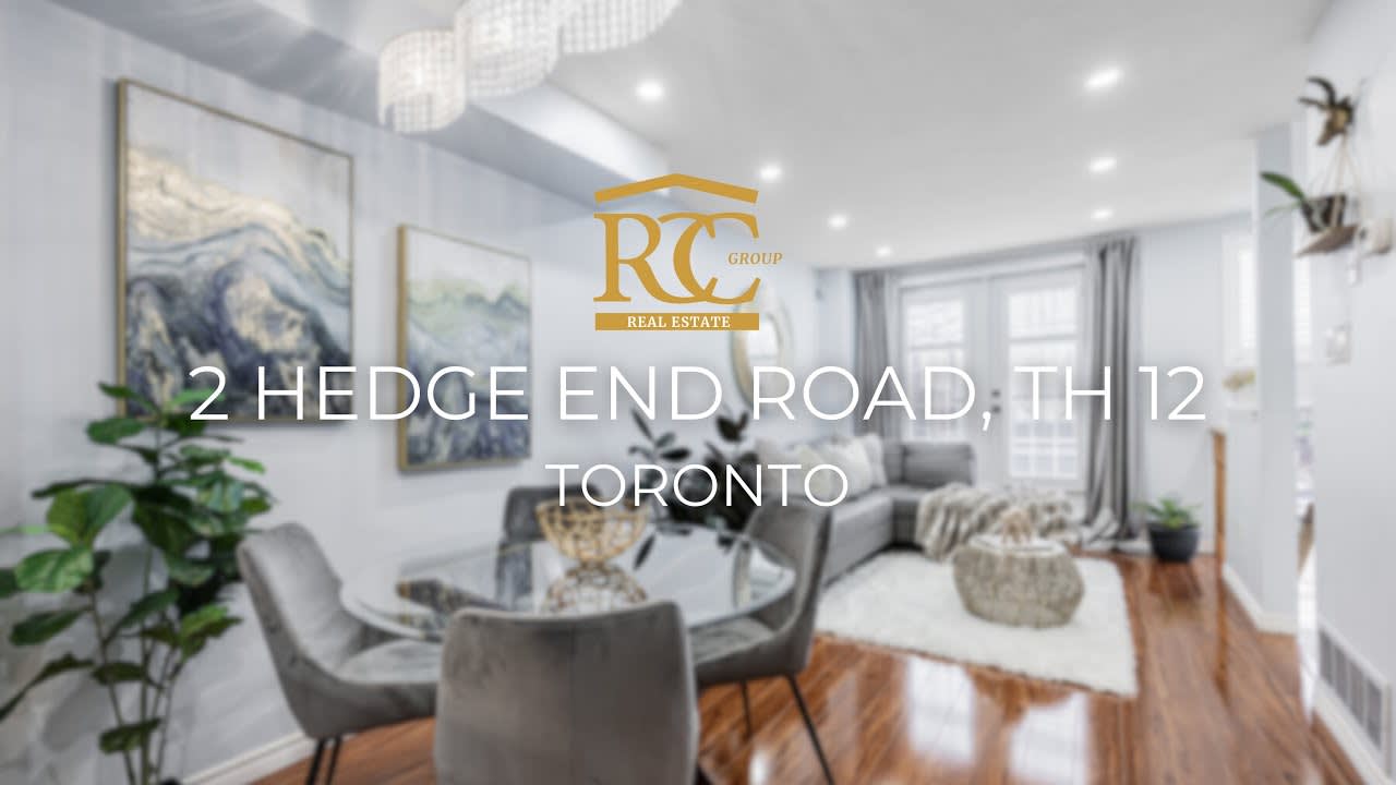 2 Hedge End Road, TH 12, Toronto, Ontario