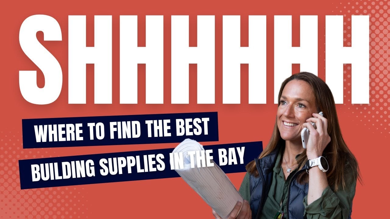 My Best Kept Secret for Building Supplies in the Bay Area!