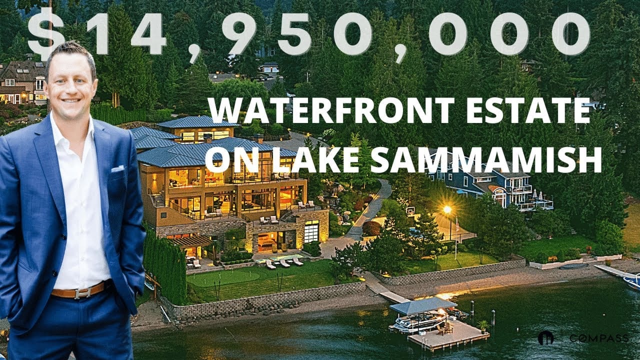 Video Tour of $14,950,000 Lake Sammamish Estate In Bellevue