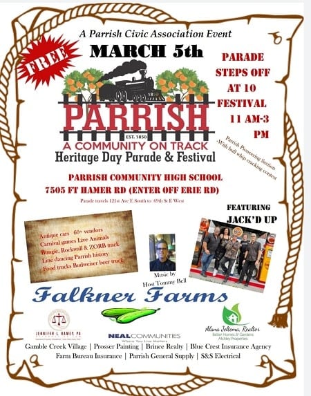 It's Time for the Parrish Heritage Day Parade and Festival