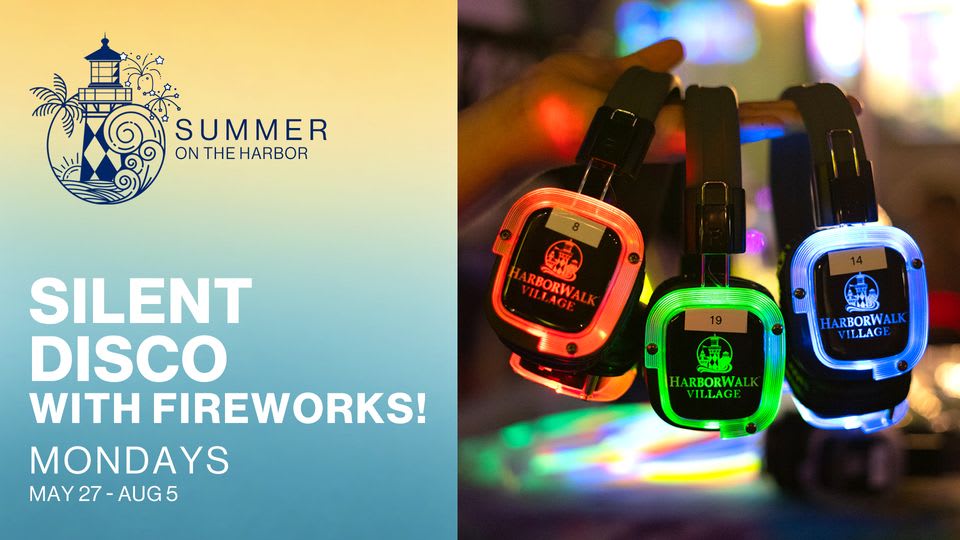 Silent Disco with Fireworks: Doc Roc & Chubby