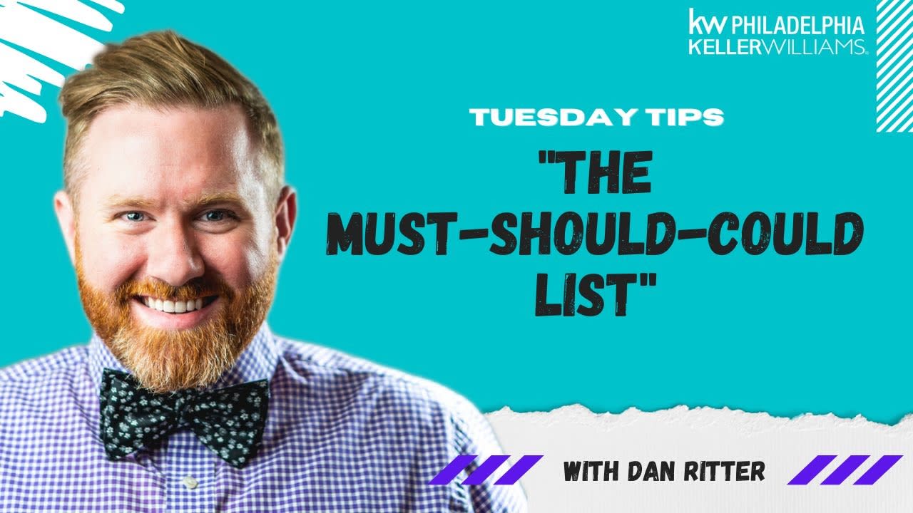 Tuesday Tip: Must - Should - Could