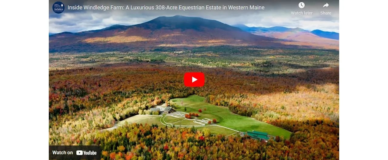 Video of The Week: Inside A Luxurious 308-Acre Equestrian Estate in Western Maine
